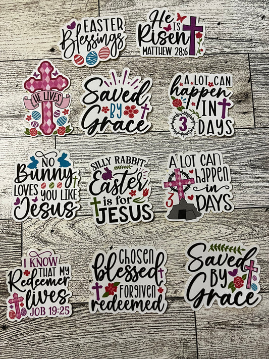 Easter Christian Stickers