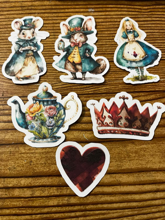 Alice in Wonderland Stickers 6